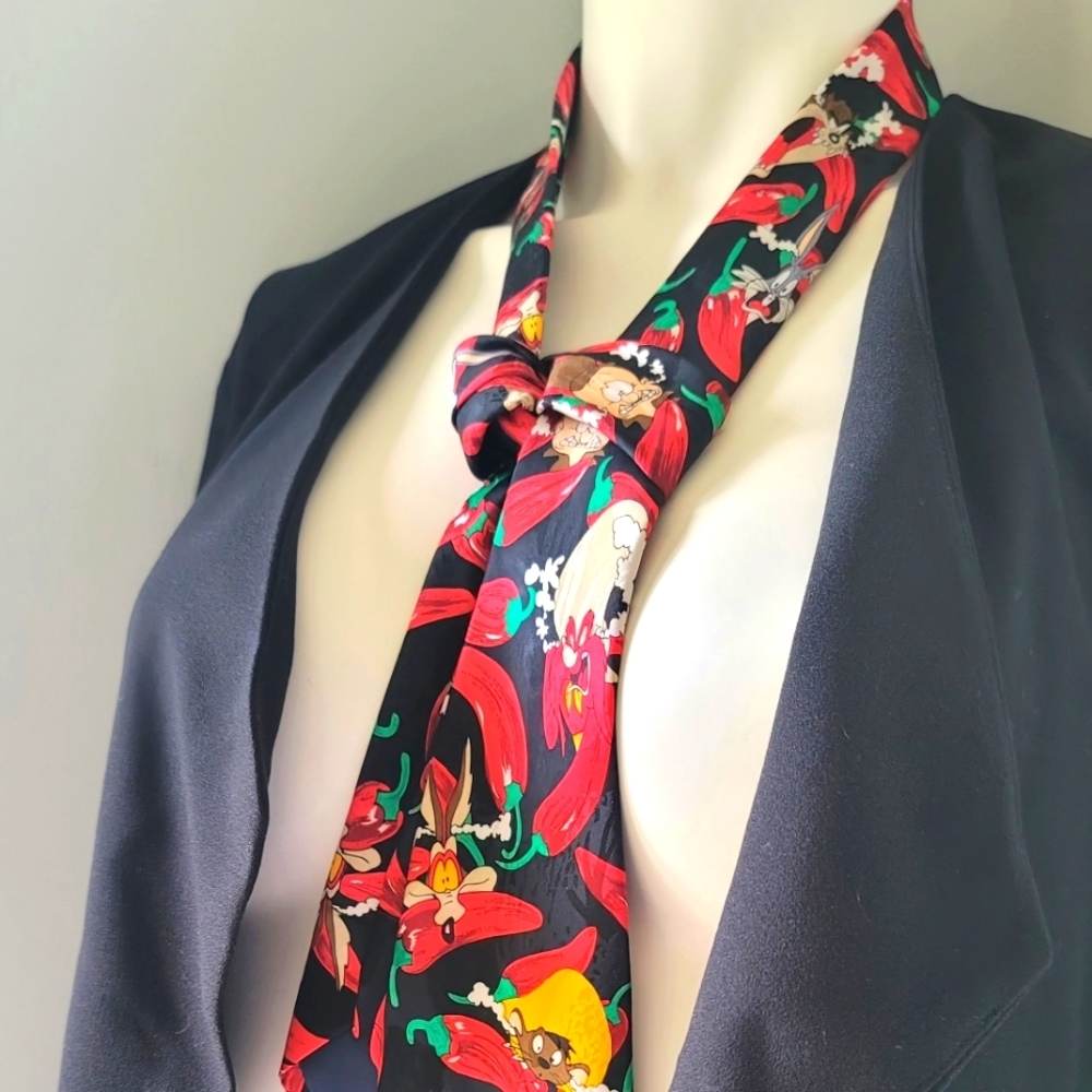 Looney Tune Mania Silk Tie
